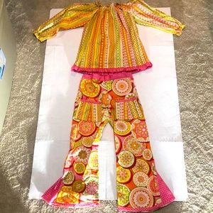 Red Beans Girls Blouse & Pants Set Size 7